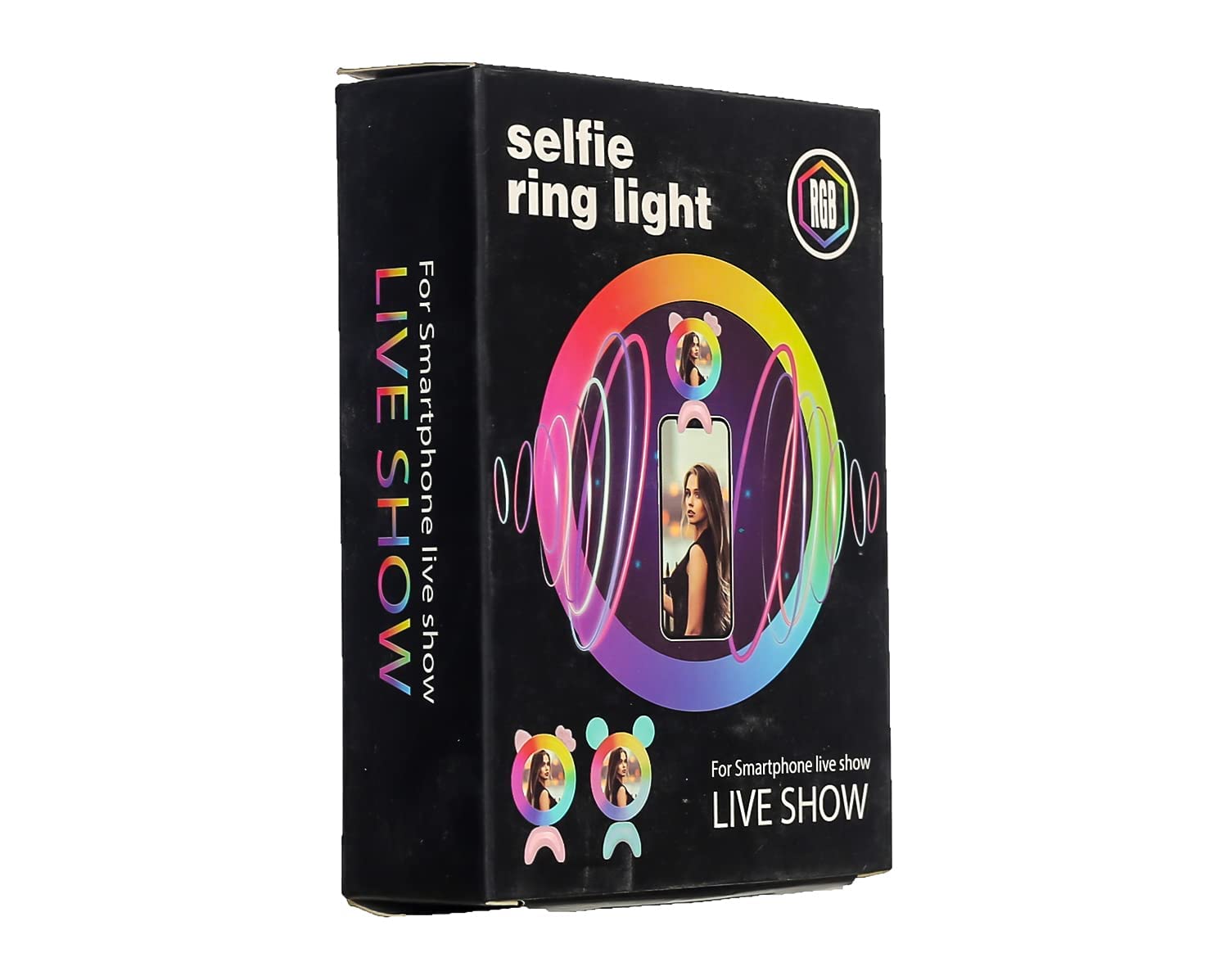 MINI ARO DE LUZ SELFIE RGB MOD Q18