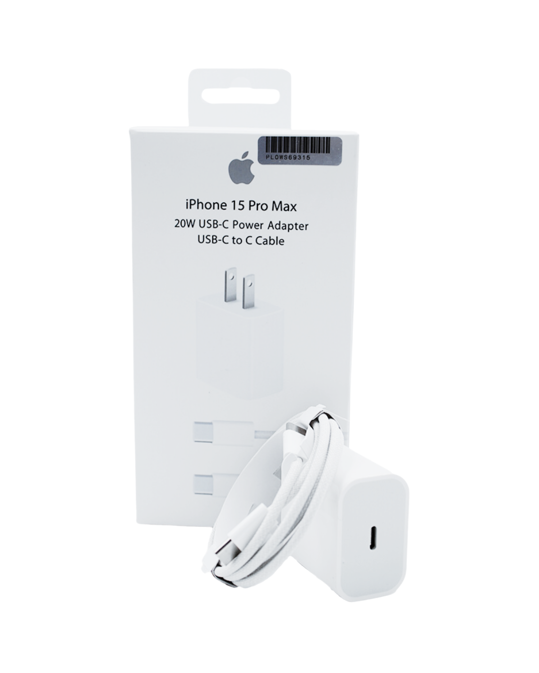 CARGADOR APPLE 20W USB C A C 15 PRO MAX