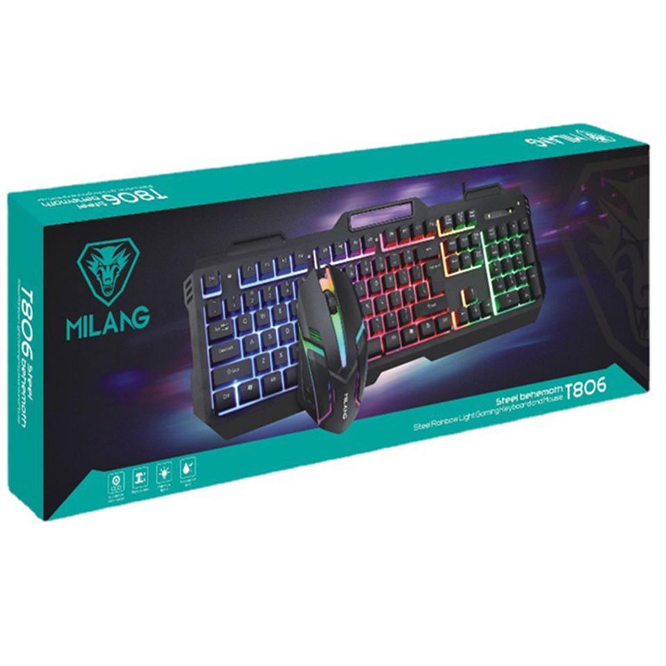 TECLADO MILANG RGB METALICO MODELO T806
