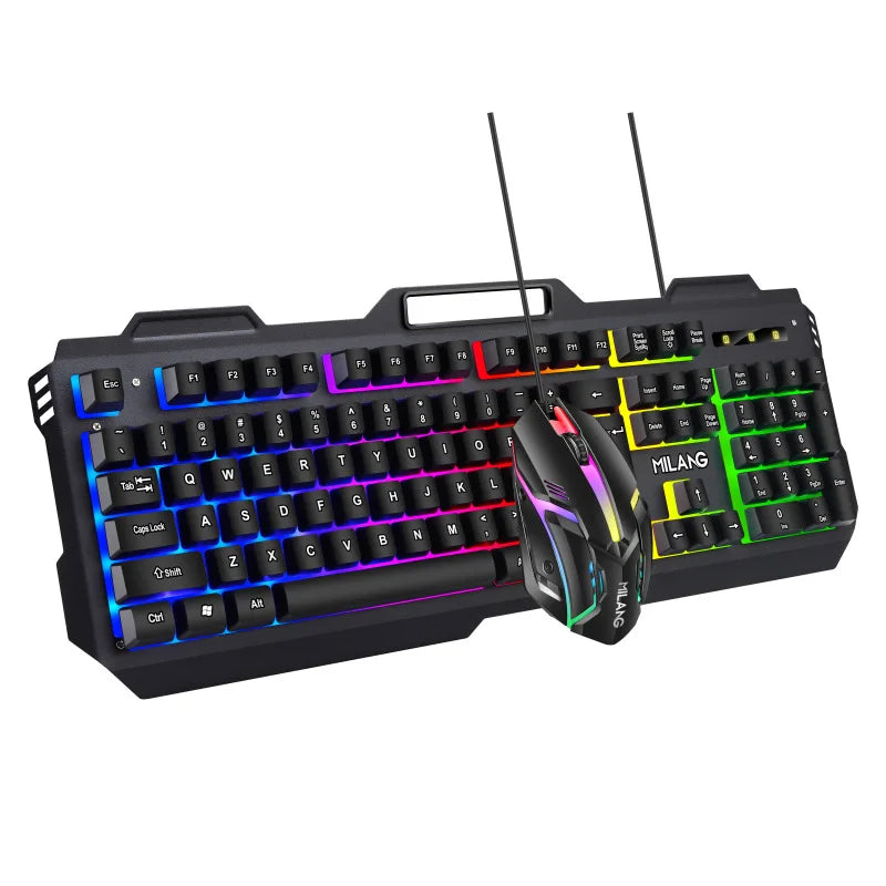 TECLADO MILANG RGB METALICO MODELO T806 2