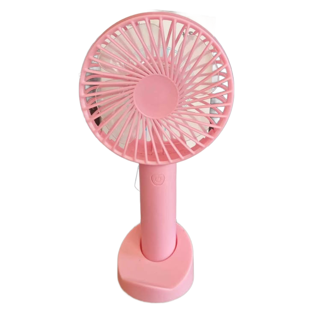 VENTILADOR RECARGABLE FAN LED DIGITAL DE MANO