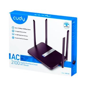 ROUTER CUDY AC 1200 WR2100 4 ANTENAS