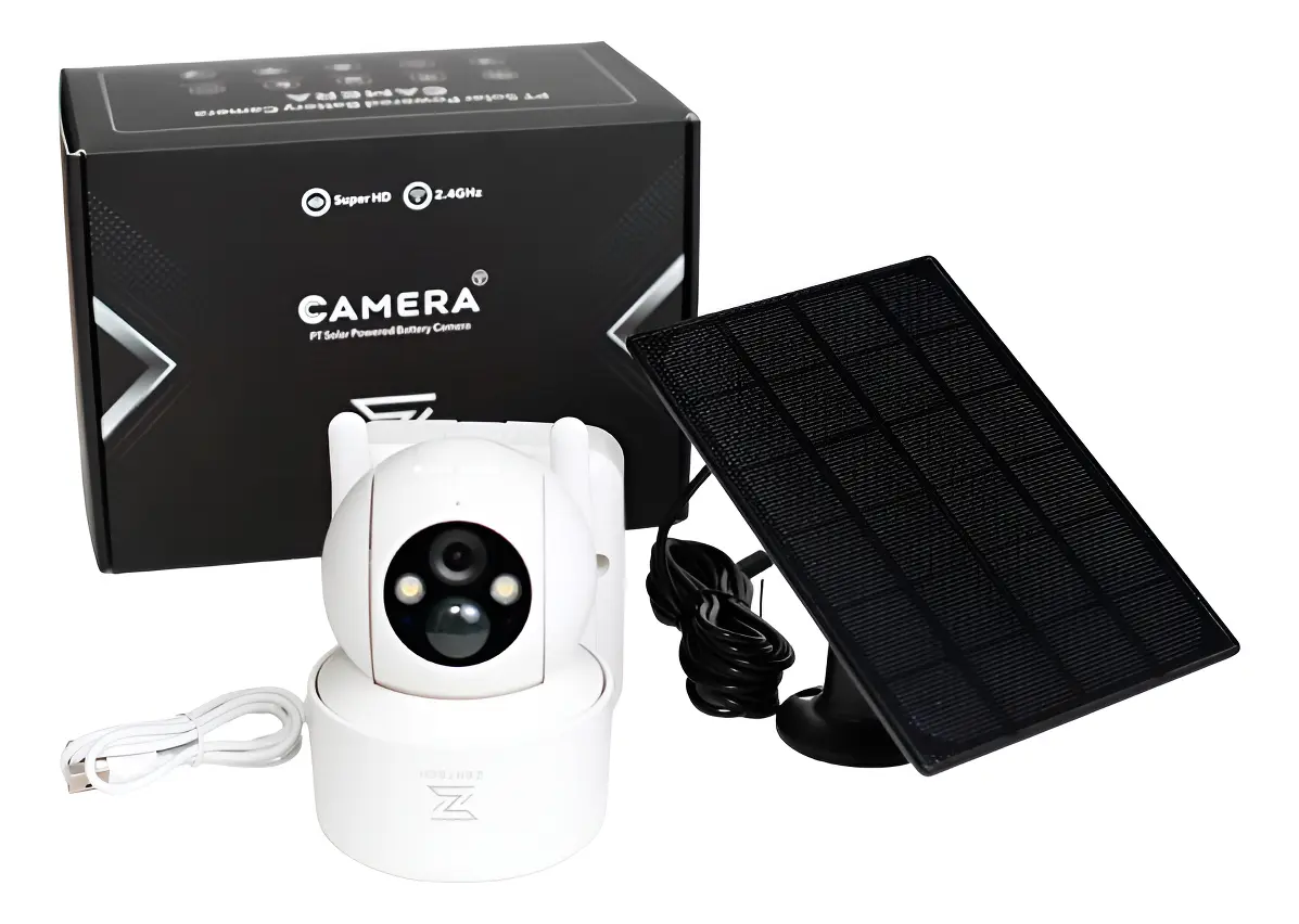 CAMARA ZERTECH CON PANEL SOLAR MODEL TZ3-DQ325