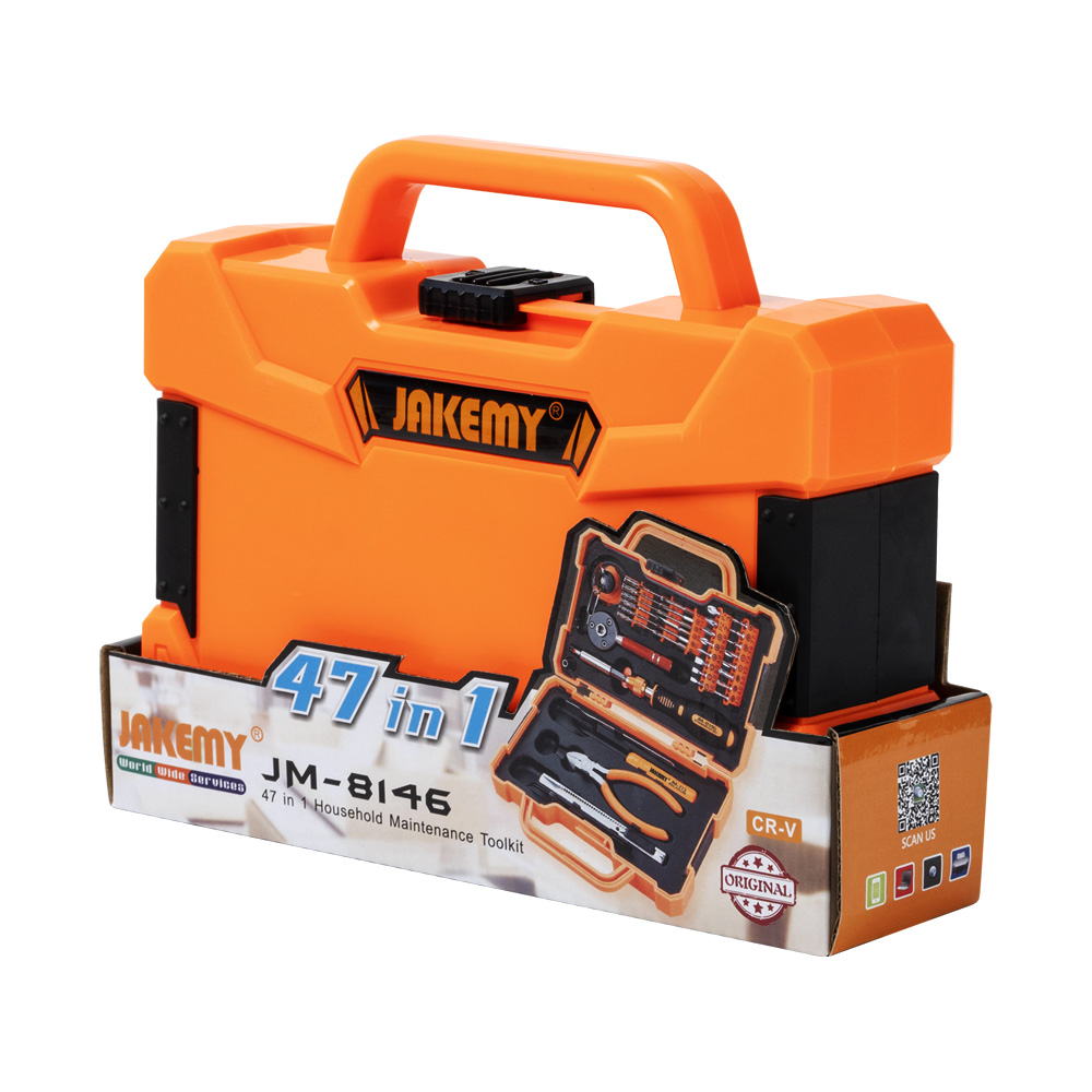 CAJA DE HERRAMIENTA JAKEMY 47 EN 1 MOD JM-8146