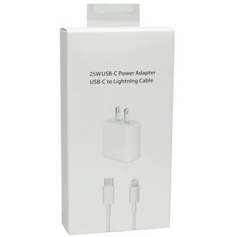 CARGADOR APPLE 25W USB C A LIGHTNING