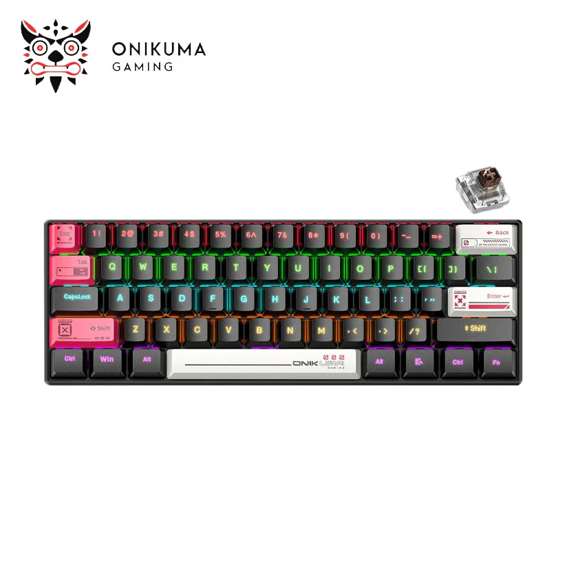 TECLADO MECANICO 61 TECLAS ONIKUMA G55