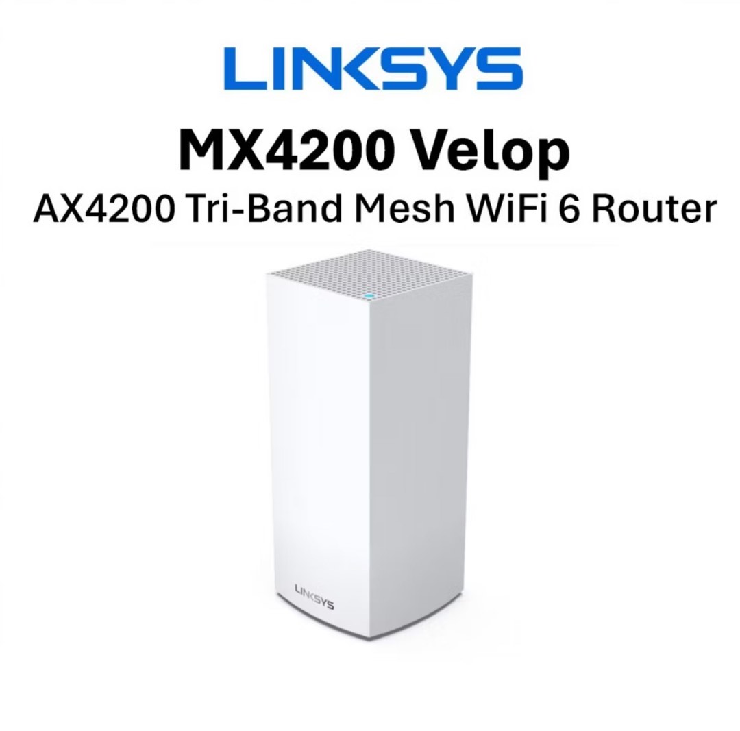 ROUTER LINKSYS MX 4200 WIFI 6 TRES BANDAS
