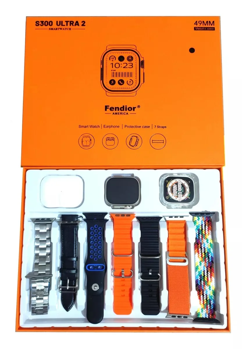 RELOJ SMART WATCH S300 ULTRA 2 SET 9 EN 1